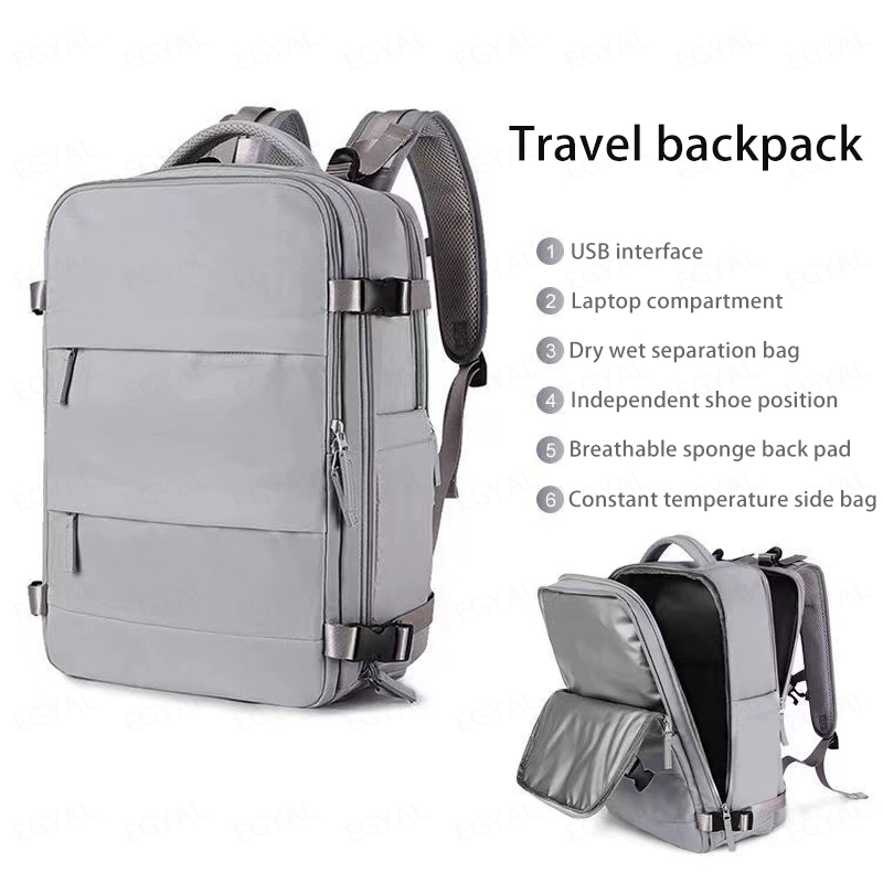 Laptop Backpack 15.6 - Zakelijke rugzak met USB-oplaadpoort 15,6 16-inch