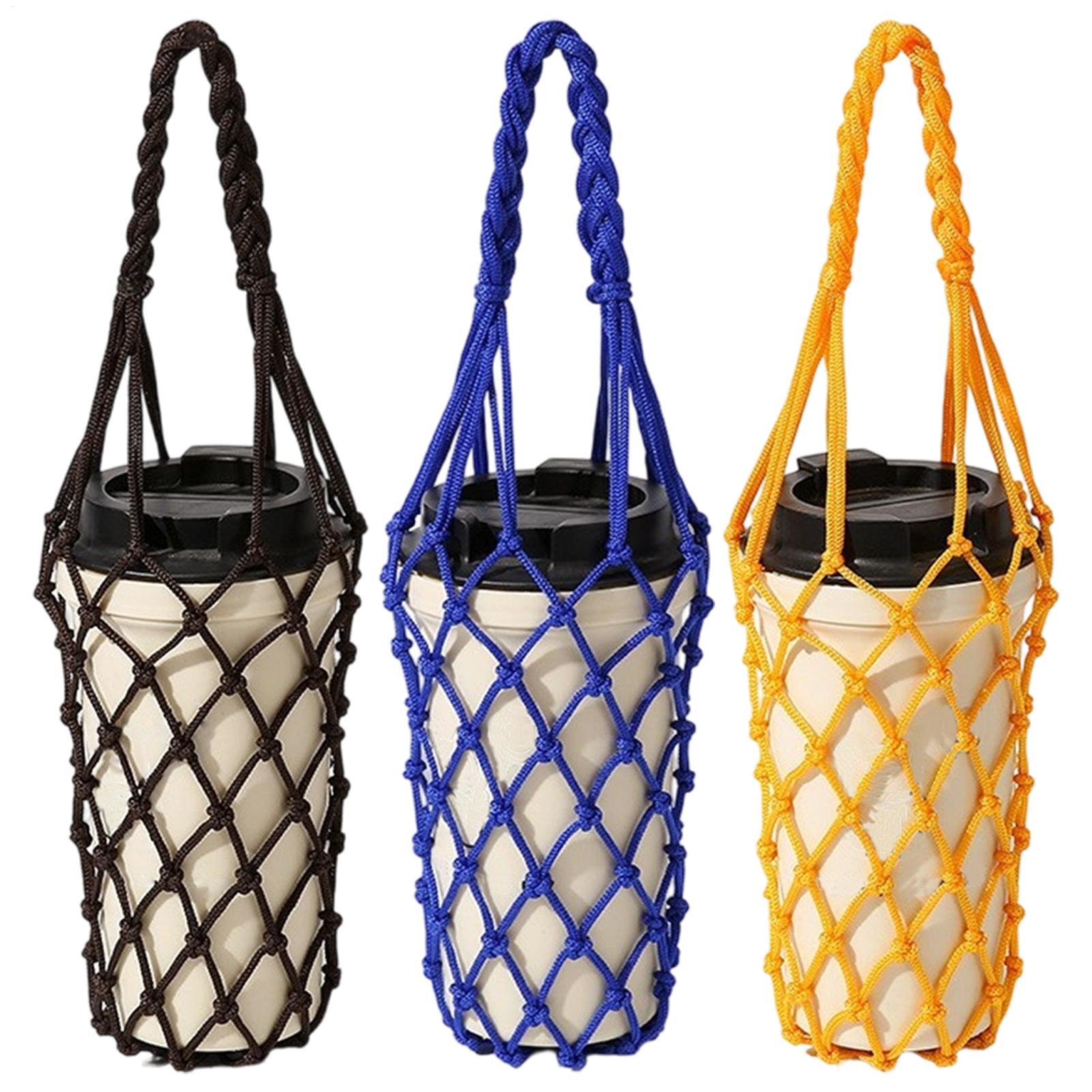 Hydration Pack Outdoor - 1 stuks Waterfleszak Gehaakte Mesh Bekerhouder
