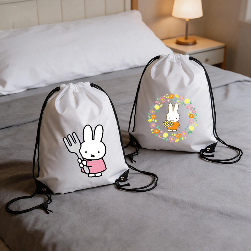 Drawstring Gym Bag - Miffys Tas met trekkoord Dames Waterdichte