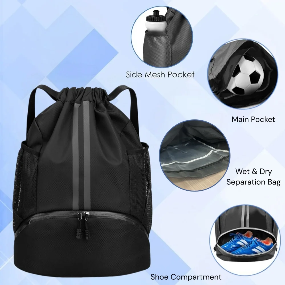 Sportrugzak met trekkoord, lic - Drawstring Gym Bag recensie en prijs